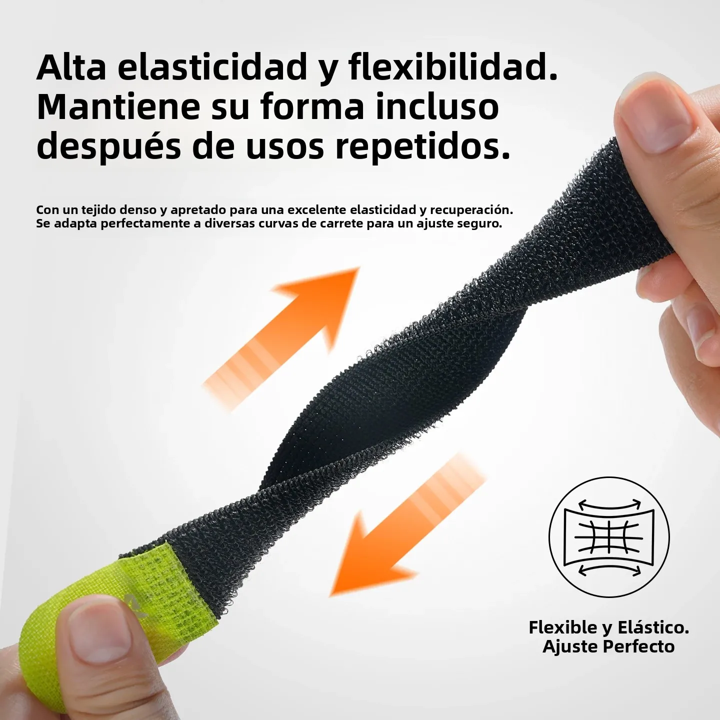 Carrete de Velcro para niños, cinturón de carrete, soporte de sedal de pesca ajustable, fijador de línea protectora de carrete giratorio, adecuado para la mayoría de carretes, 2 uds. - imagen 4