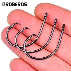 Anzuelos acero al carbono 1-7/0 con púas – Juego pesca marina