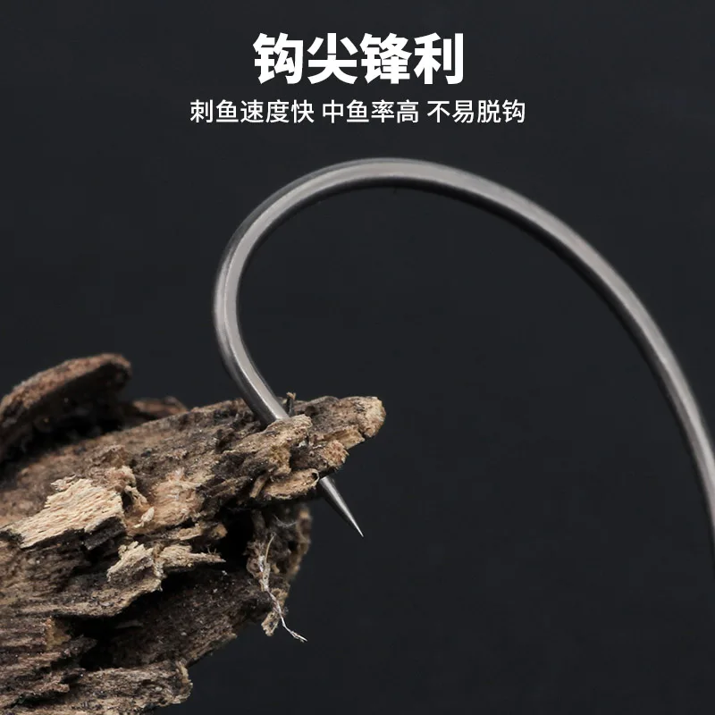 BKK 8003WW SPIRIT WALKER gusano anzuelo loco acero alto en carbono Hamecon Texan Offset anzuelos de manivela para pesca de cebo blando de lubina