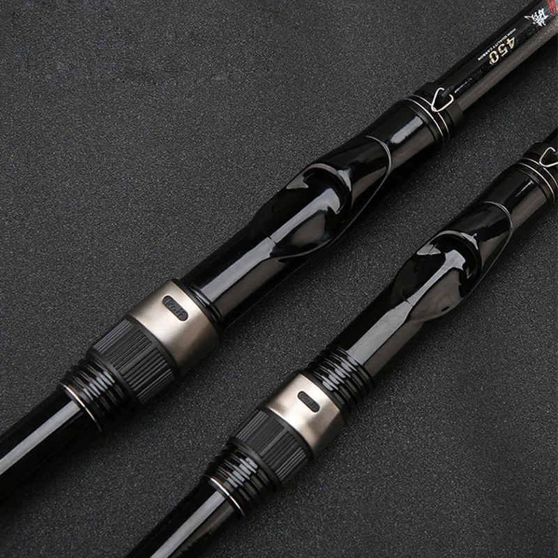 Catch.u-caña de pescar giratoria de fibra de carbono, caña de pescar superdura de 2,4-5,4 m, para lago, océano, Roca, playa, barco - imagen 3