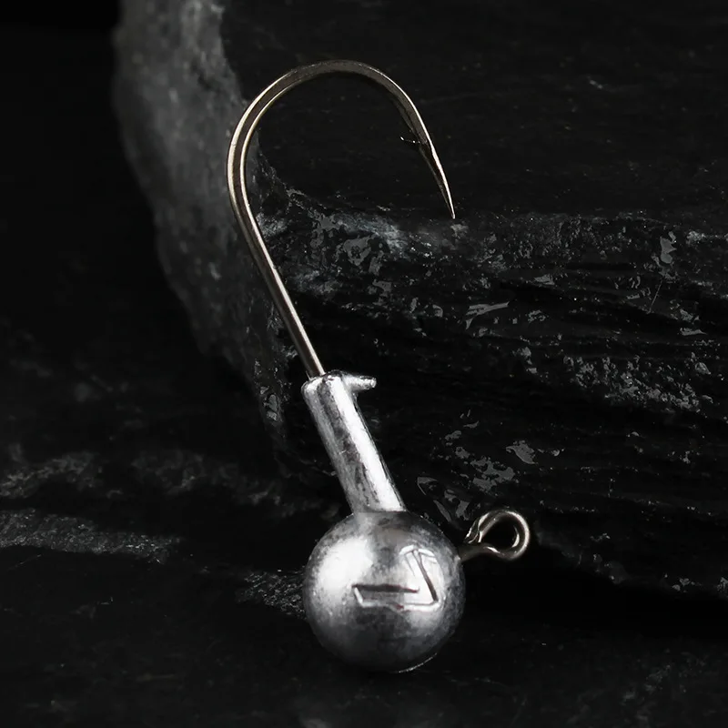 Cebo suave tipo T con anzuelo bola y cabeza vinilo para pesca potente - imagen 3