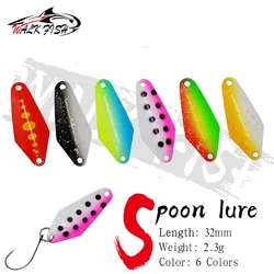 Cucharas metálicas Walk Fish – Señuelos para trucha, salmón y lubina