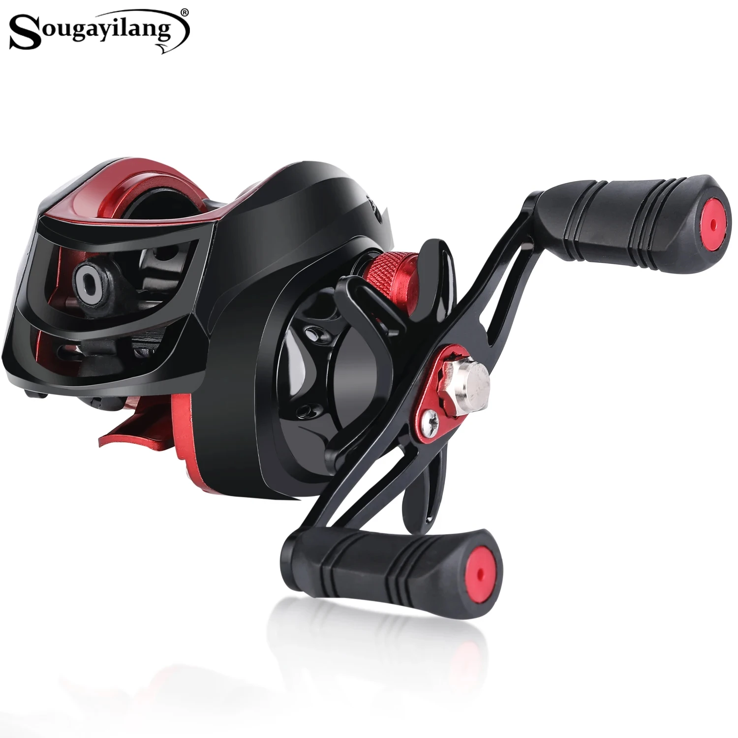 Carrete Baitcasting Sougayilang 7.2:1 con arrastre magnético 8KG