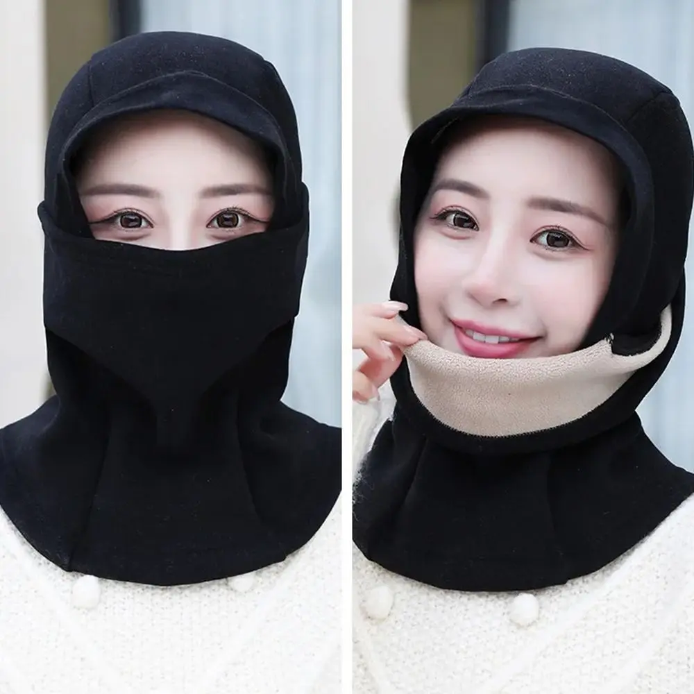 Gorros de Ciclismo de forro polar Unisex, máscara de esquí a prueba de viento, a prueba de frío, gruesa y cálida, protección para las orejas, Invierno - imagen 5