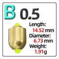 B   0.5