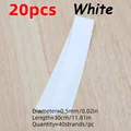 20pcs White
