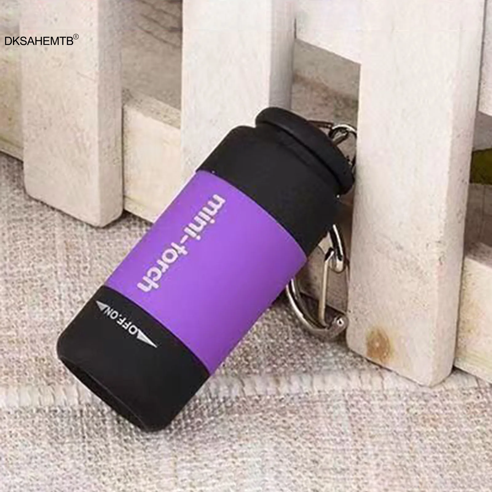 Mini linterna Led portátil recargable por USB, llavero de bolsillo, linterna impermeable para exteriores, senderismo, Camping - imagen 4