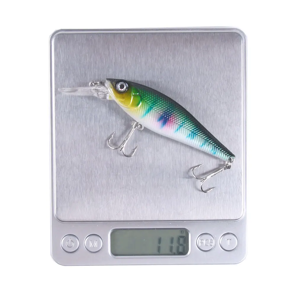 Señuelos de Pesca minnow de 8 piezas, 10cm, 11,8g, Wobble, cebo duro de plástico, Crankbait - imagen 4