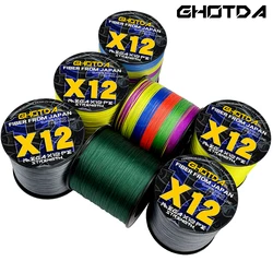 GHOTDA Hilo Trenzado PE – Alta resistencia multifilamento para pesca