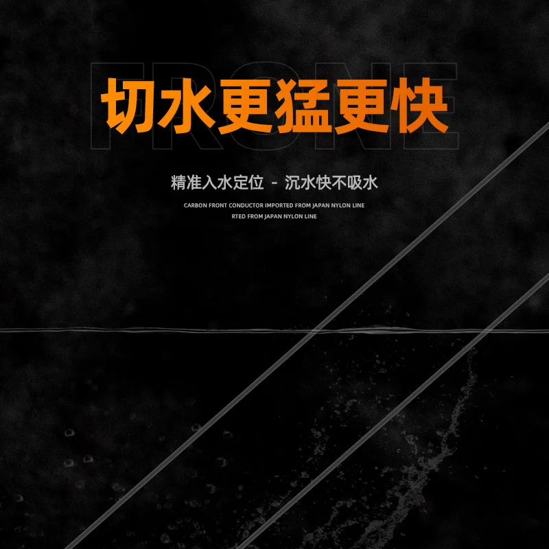 Línea de Pesca de fluorocarbono 99%, línea de fibra de carbono importada japonesa de 50M, línea de hundimiento de monofilamento de 1-25kg, Pesca en el mar - imagen 3