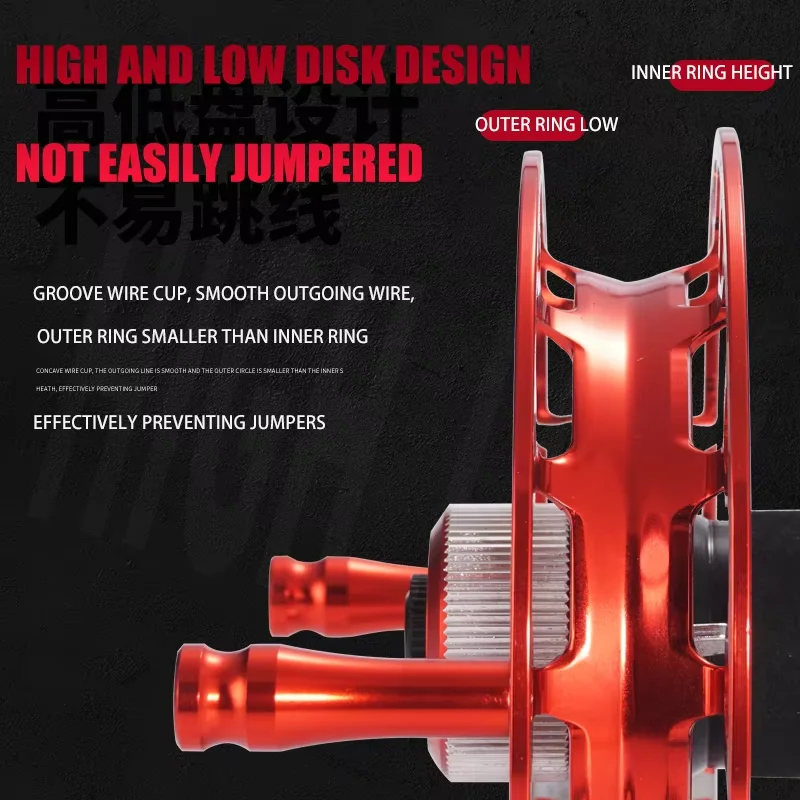 Carrete de balsa Lizard 3 Bearings La relación de velocidad 1:1 tiene cuerpo de aleación de aluminio con perilla de mango EVA - imagen 3