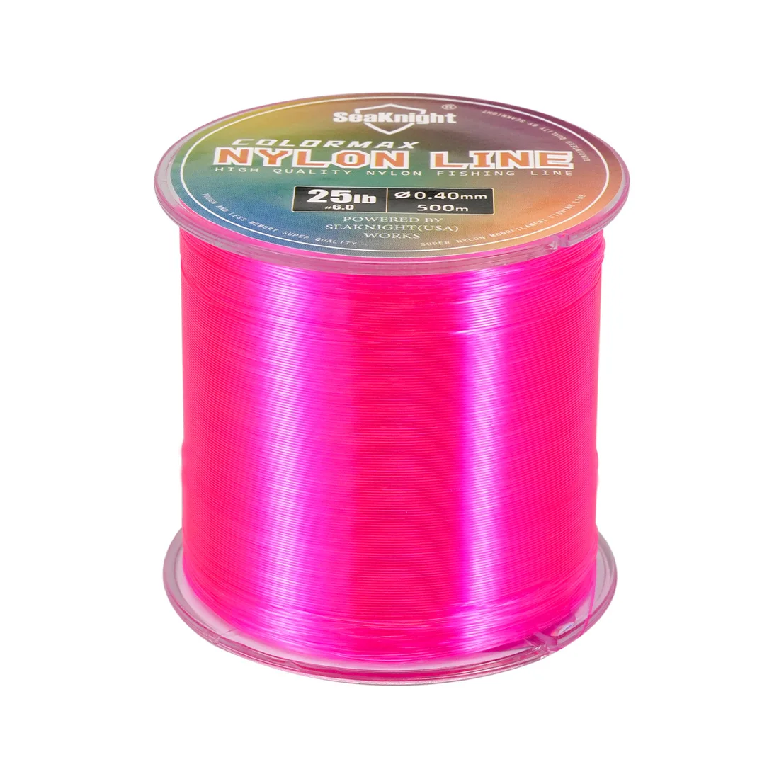 Línea de nailon rosa invisible moteado 500M 1.0 # -8.0 #   Línea de camuflaje de 35LB/15,88 KG, línea de carpa suave y fuerte, línea de pesca de mar de camuflaje - imagen 3