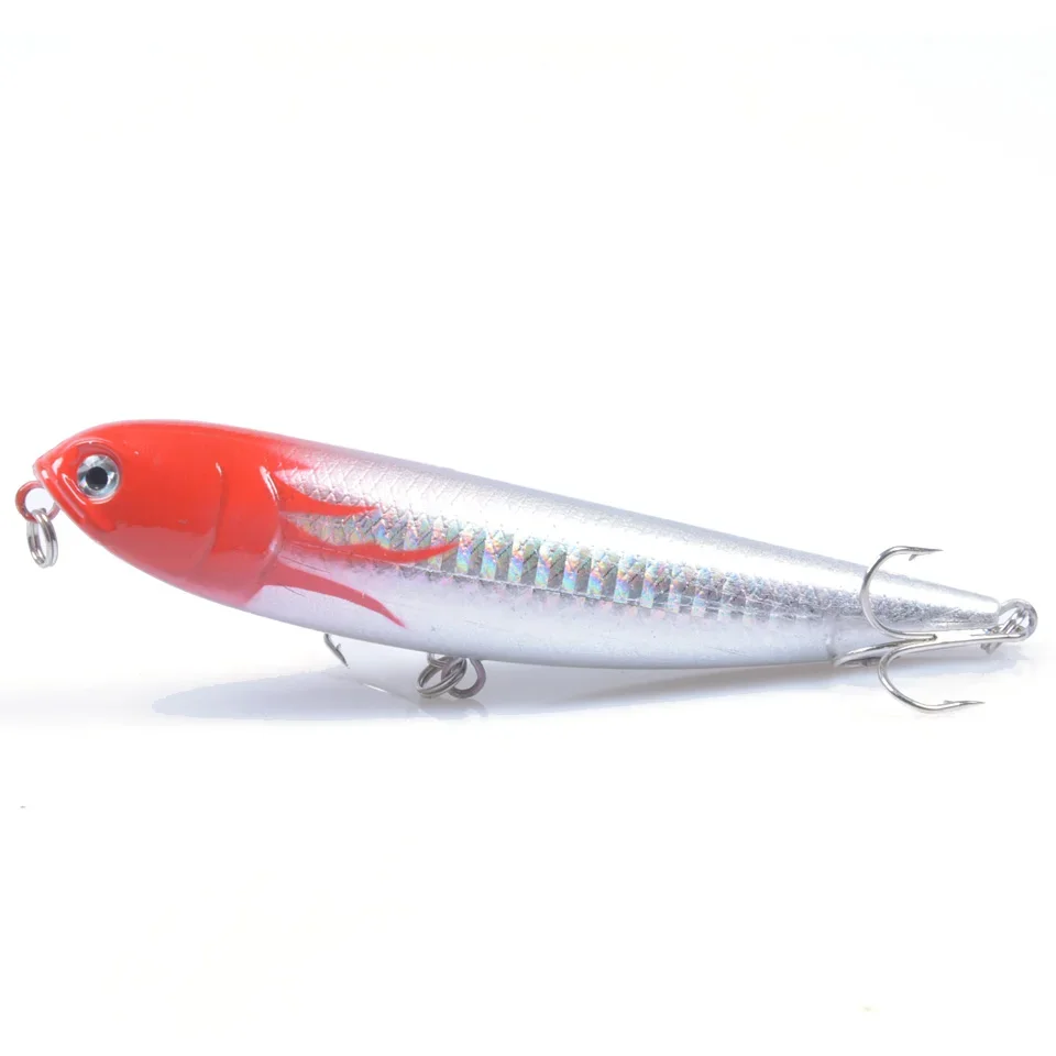 LEOSPORT-Señuelos de Pesca de lápiz duro, 1 piezas, 10cm/g 15,5, cebo Artificial Topwater, aparejos Crankbaits, envío gratis - imagen 3