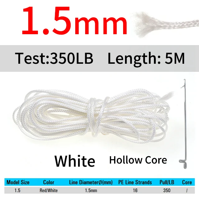 White 1.5mm 5m