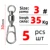 5pcs  Size 3
