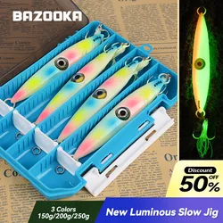 Bazooka Jigging Rápido – Señuelo Plomo LED Luminoso Lubina