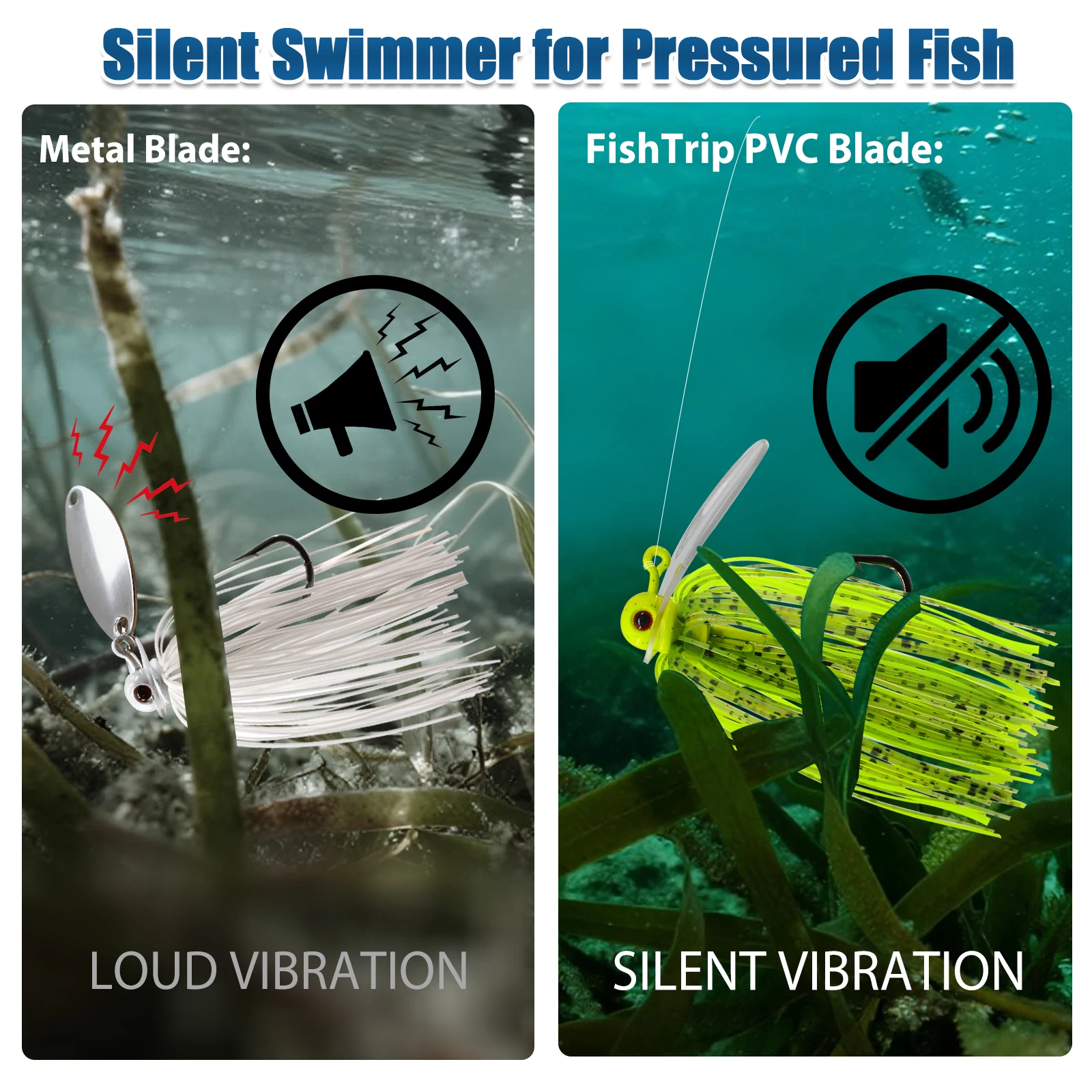 FishTrip-señuelo resistente al agua de PVC para pesca con señuelo, señuelo barbudo de 10-18g para prevención de enganche inferior con señuelo barbudo - imagen 5