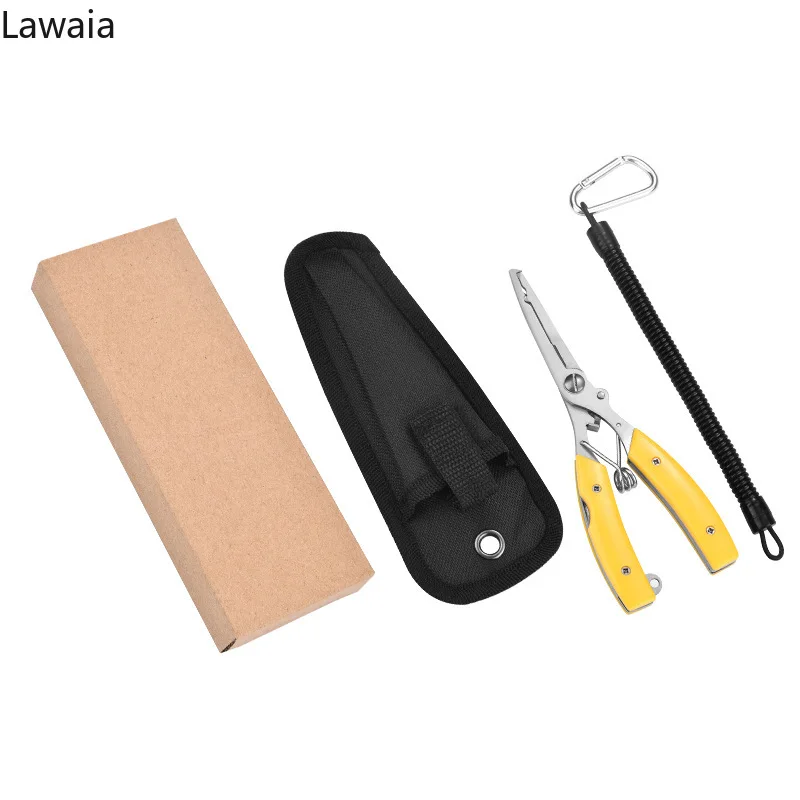 Alicates de pesca multifuncionales, alicates de corte de línea de pesca, accesorios de boca curva, dispositivos de Control de peces, herramientas de pesca - imagen 4