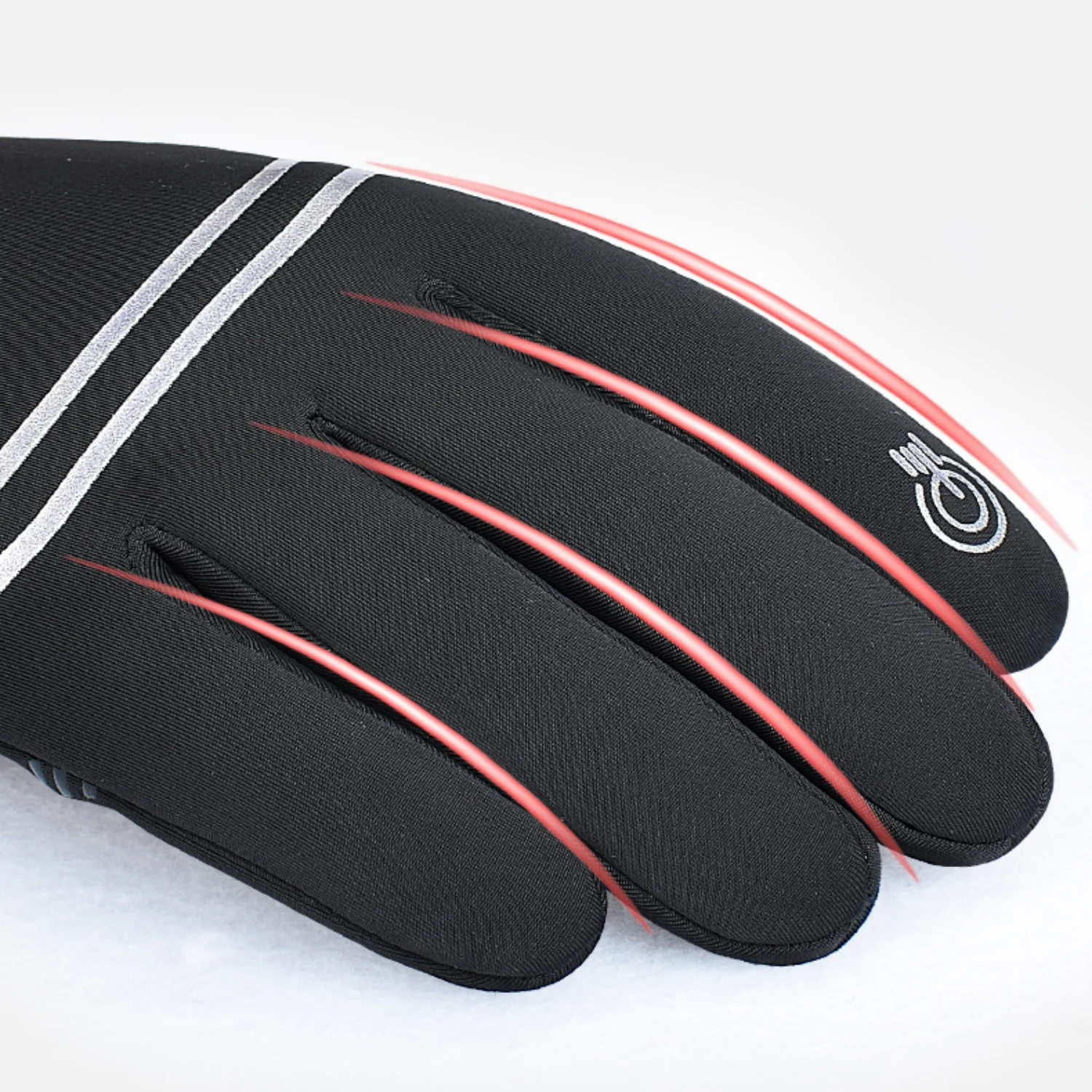 Guantes de ciclismo cálidos de invierno, manoplas gruesas a prueba de viento con dedos completos, guantes sensibles con pantalla táctil para ciclismo, montar, esquiar y senderismo - imagen 5