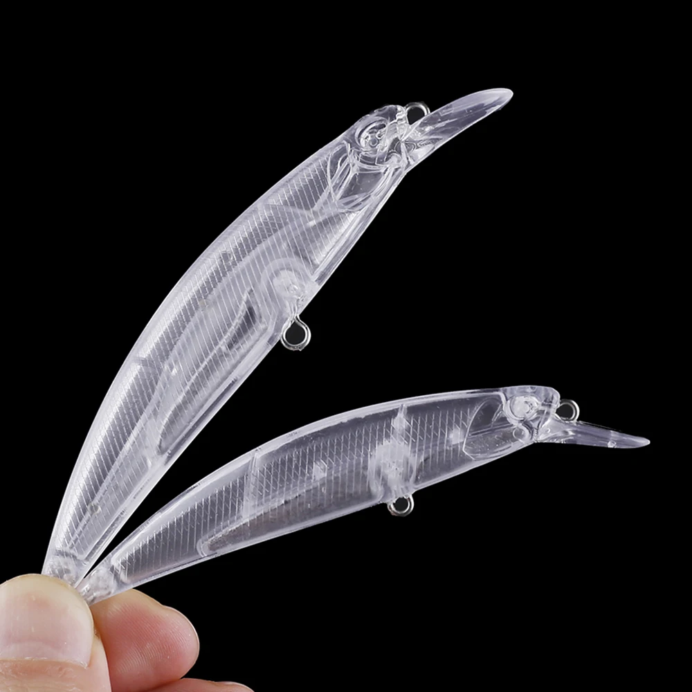Señuelo Minnow en Blanco Chan'sHuang – Wobbler artesanal - imagen 5