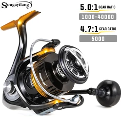 Carrete Spinning Sougayilang Freno Fuerte – Relación 5:1 y 7:1