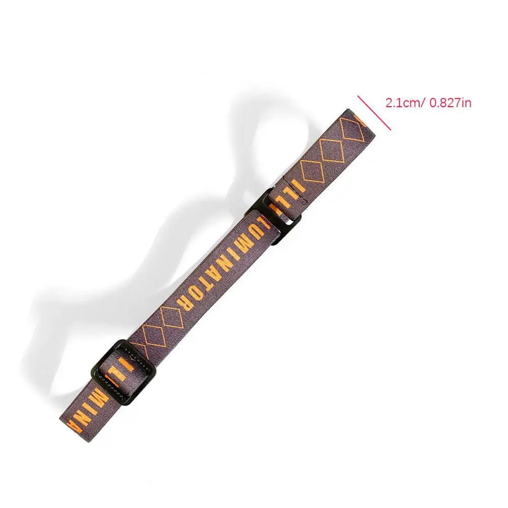 Diadema elástica ajustable para linterna – Cabeza y cinturón outdoor - imagen 2