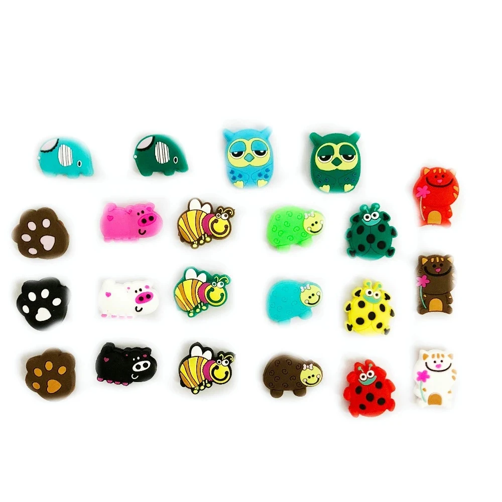 Accesorios de tenis, amortiguador de raqueta de tenis antigolpes de dibujos animados suaves y encantadores, raqueta de tenis con vibración - imagen 3