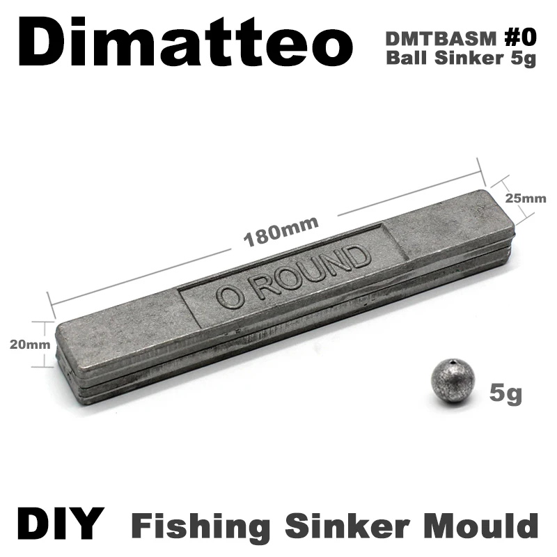 Dimatteo DIY Molde Plomo Bolas – Fabrica tus Plomadas - imagen 3