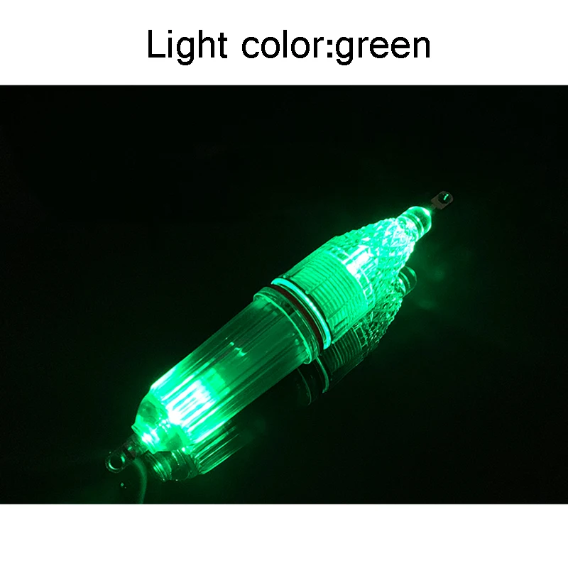 Luz de pesca LED14cm, intermitente de doble cabeza, adecuada para pesca en el mar y luces subacuáticas, equipo de pesca, 1 ud. - imagen 2