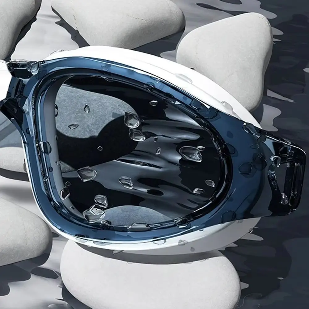 Juego de gafas de natación antivaho para adultos con Clip para la nariz con tapones para los oídos, gorro de natación de silicona, gafas de buceo impermeables de visión amplia para verano - imagen 4