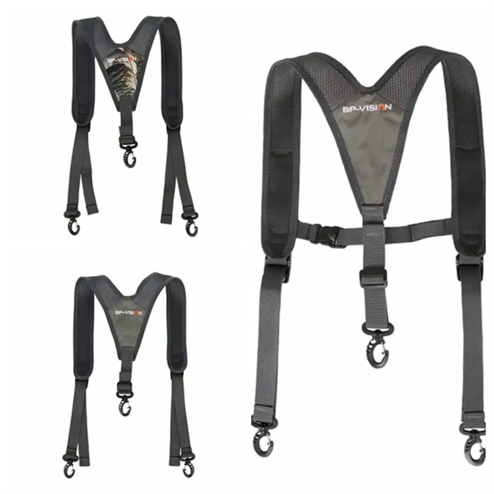 Correa de senderismo con hebilla ajustable, riñonera transpirable de poliamida, correas de hombro ergonómicas, correa para mochila para hombre, bolsa de ciclismo - imagen 4