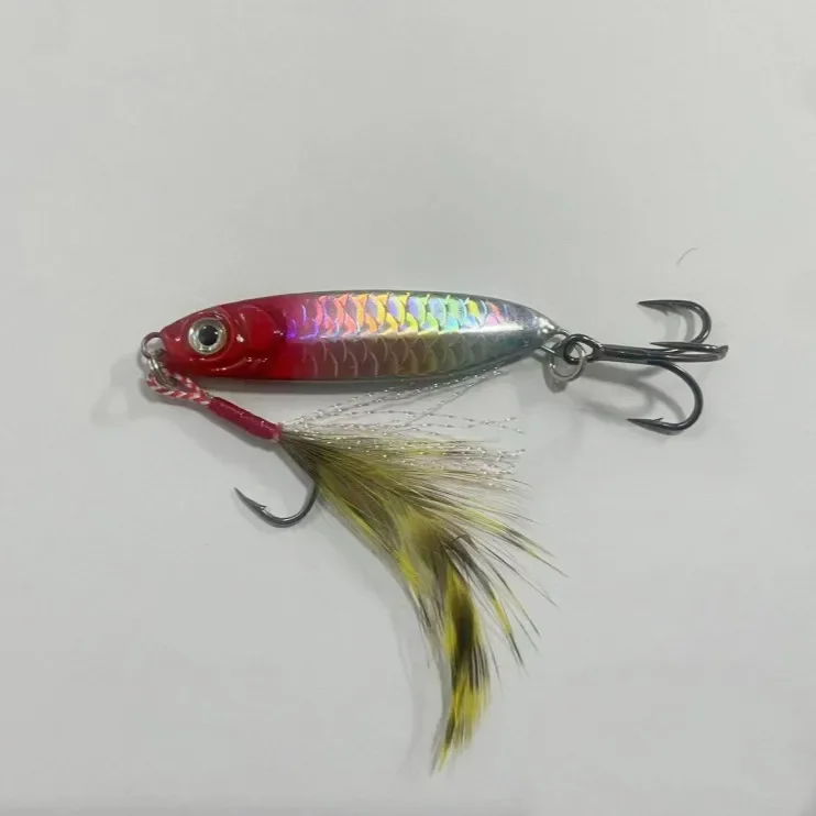 Señuelos de Pesca de lápiz, cebo Artificial flotante, plástico duro, Swimbait, Lucio, lubina, trucha, VIB de Metal, 1 piezas, 10g, 4,5 cm - imagen 2