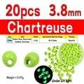 20pcs Chartreuse 3o8