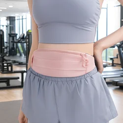 Riñonera deportiva ultrafina para móvil, riñonera para correr ajustada de alta elasticidad, ligera y transpirable, bolsa deportiva para teléfono para hombres y mujeres