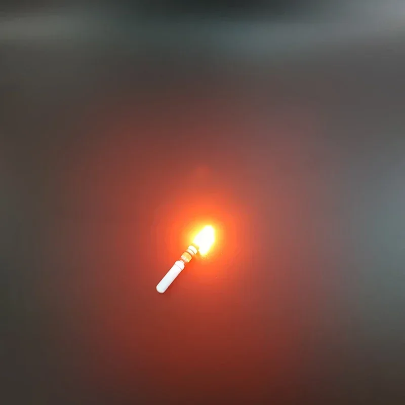 10 Uds. Palos de luz verde/rojo funciona con batería CR322 lámpara LED barra de luz luminosa accesorio de aparejos de pesca nocturna J553 - imagen 2