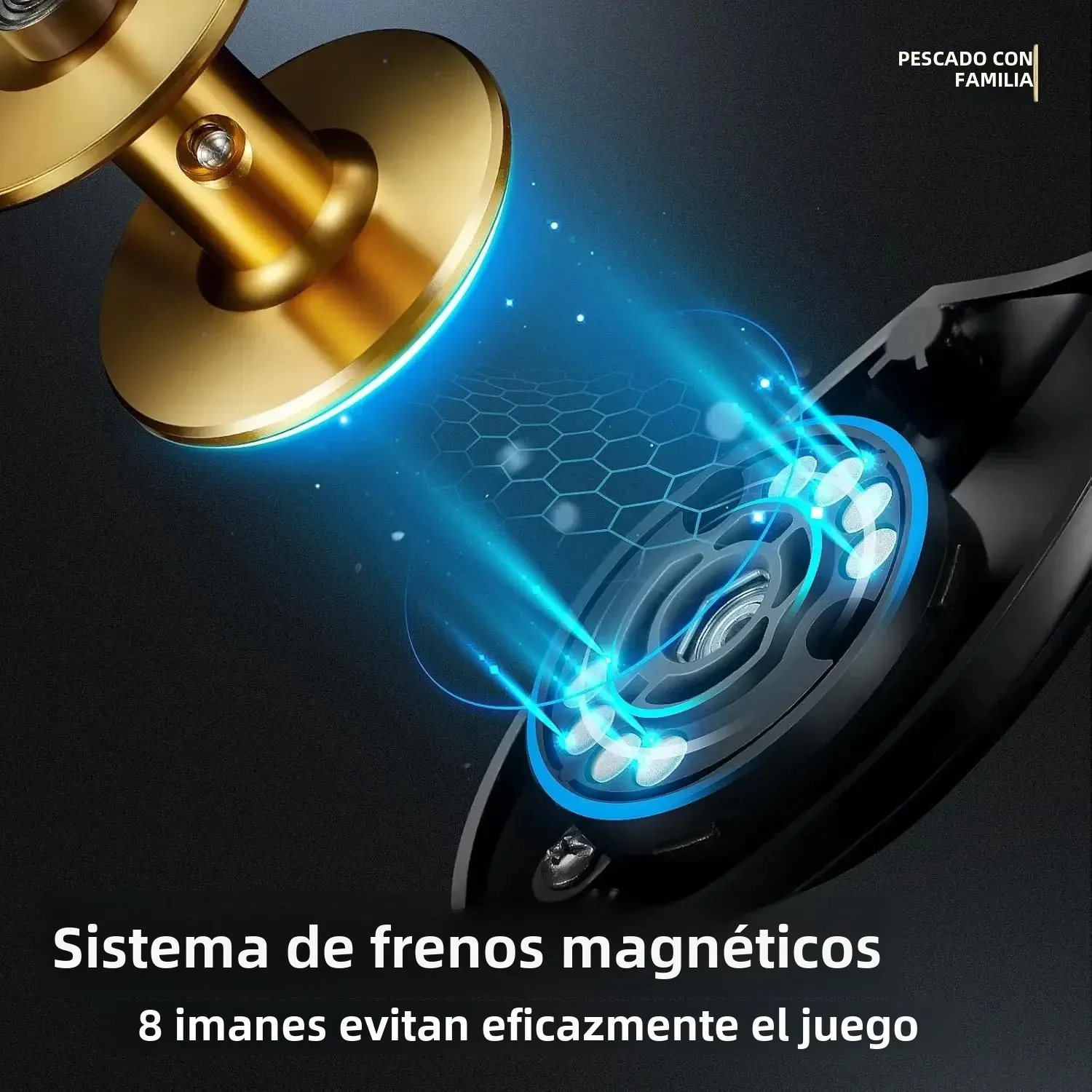 Piscifun Alijoz 300 carrete de Baitcasting 15KG arrastre máximo 8 + 1 rodamientos marco de aluminio carrete de pesca de agua dulce y salada perfil bajo - imagen 5