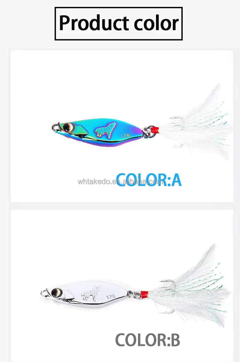 Señuelo TAKEDO LX02 disponible en varios colores para pesca de depredadores