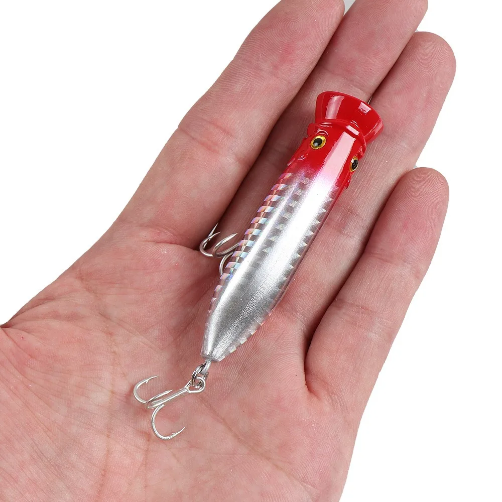 1 Uds 7cm/9,4g Señuelos de Pesca cebo nuevo cebo duro Artificial de plástico Crankbait Wobblers perca 5 colores aparejos de pesca cebo de pesca - imagen 5