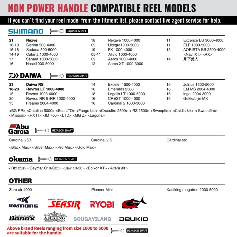 GOMEXUS-MANGO eléctrico para Daiwa Revros LT Regal Legalis Crossfire Elimilator QR, ultraligero - imagen 4