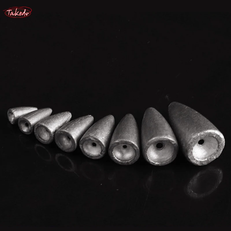 TAKEDO FD03 forma de bala Texas Rig plomo de Metal 1,8g 2,5g 3,5g 5g 7g 10g 14g 20g 30g peso de pesca accesorios de pesca - imagen 5