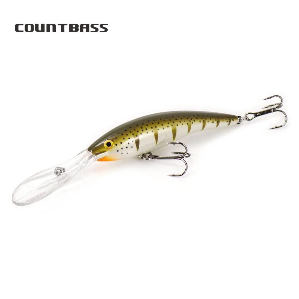 Crankbaits Countbass 90mm 3-35/64" 14,6g 33/64 oz. Buceo 6m 20' cola profunda Wobbler labio largo flotante pesca señuelos duros