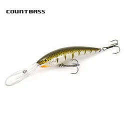 Crankbaits Countbass 90mm 3-35/64" 14,6g 33/64 oz. Buceo 6m 20' cola profunda Wobbler labio largo flotante pesca señuelos duros