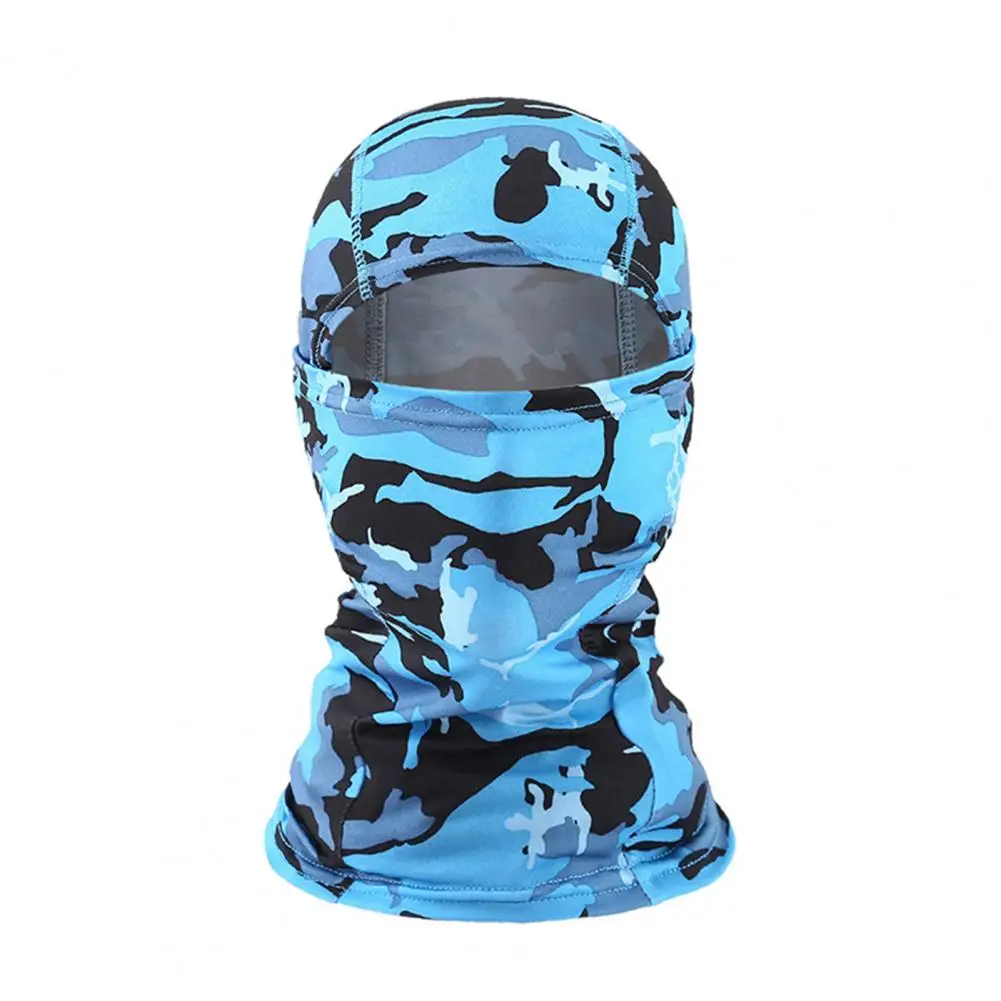 Protector facial de ciclista de camuflaje, polaina para el cuello, protección UV, forro transpirable para casco de ciclismo, Bandana, pasamontañas, bufanda para el cuello, protección facial - imagen 3