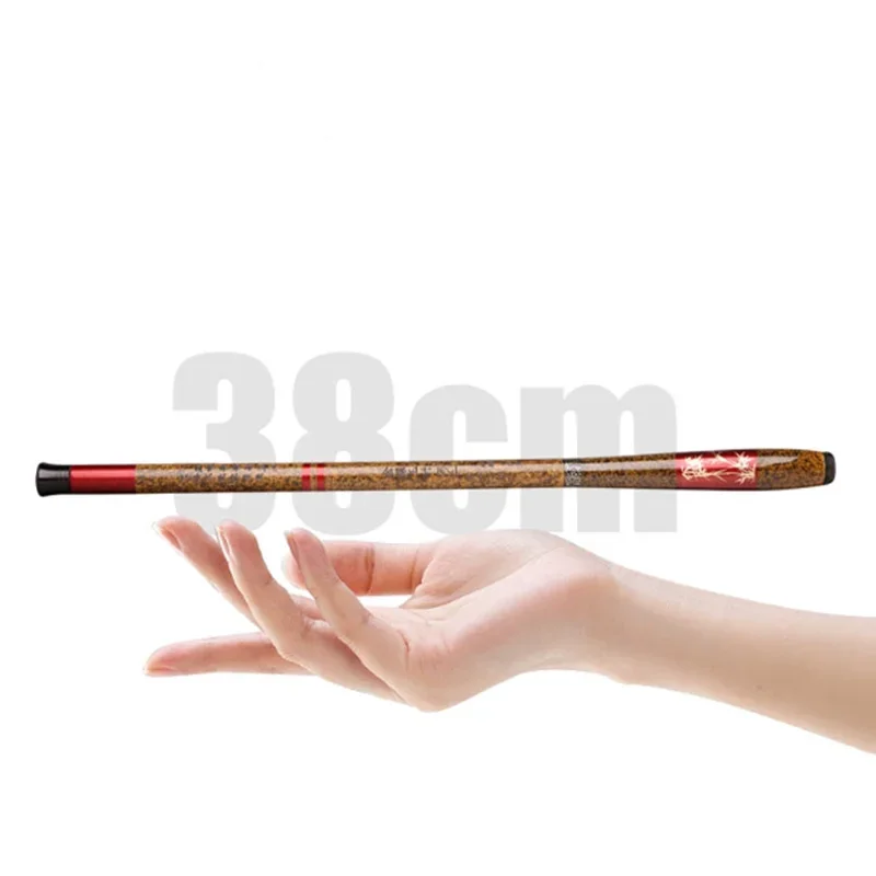 Caña de pescar portátil de sección corta, Mini caña de mano dura ultraligera de carbono para pesca en agua dulce, 1,5 m/3,6 m/4,5 m/5,4 m/6,3 m - imagen 3