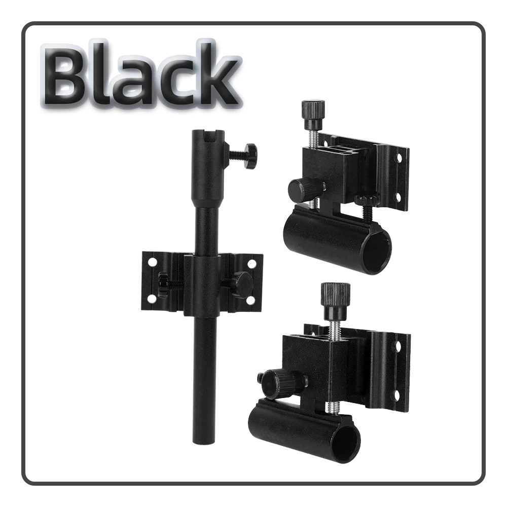 Soluciones de montaje ajustables negras para diversas aplicaciones