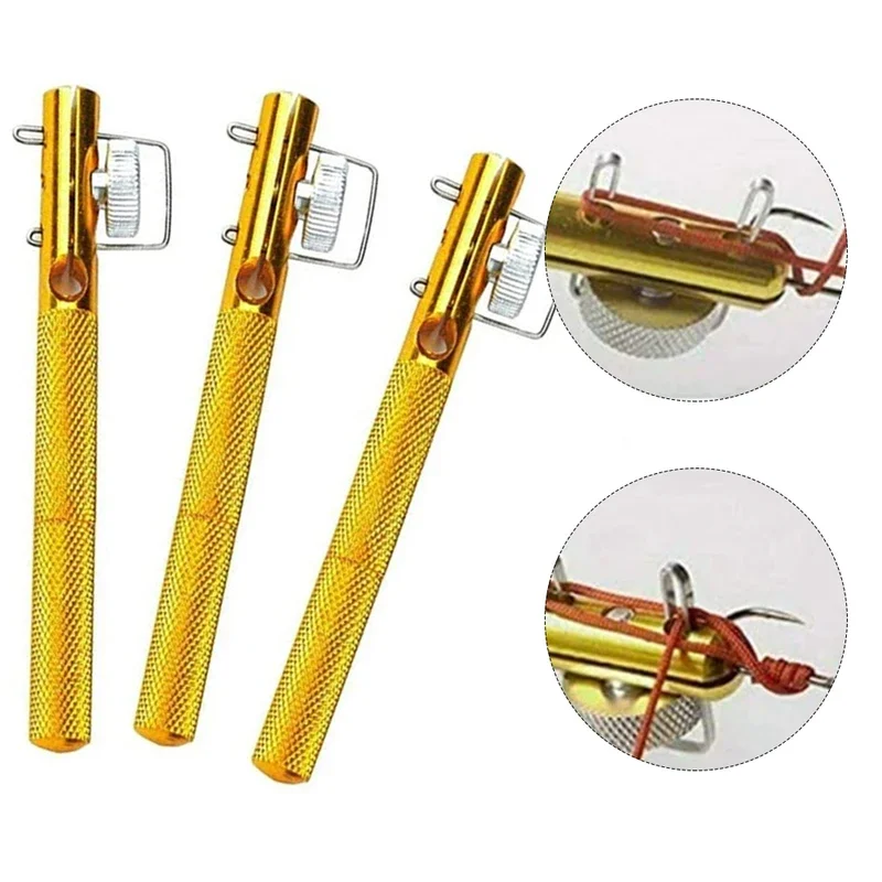 BRAVMACK, 1 pieza, nudo de pesca, herramienta de atado rápido, línea de corte, gancho, pinza, anudador, dispositivo de contactor al aire libre, línea de pesca espacial - imagen 4