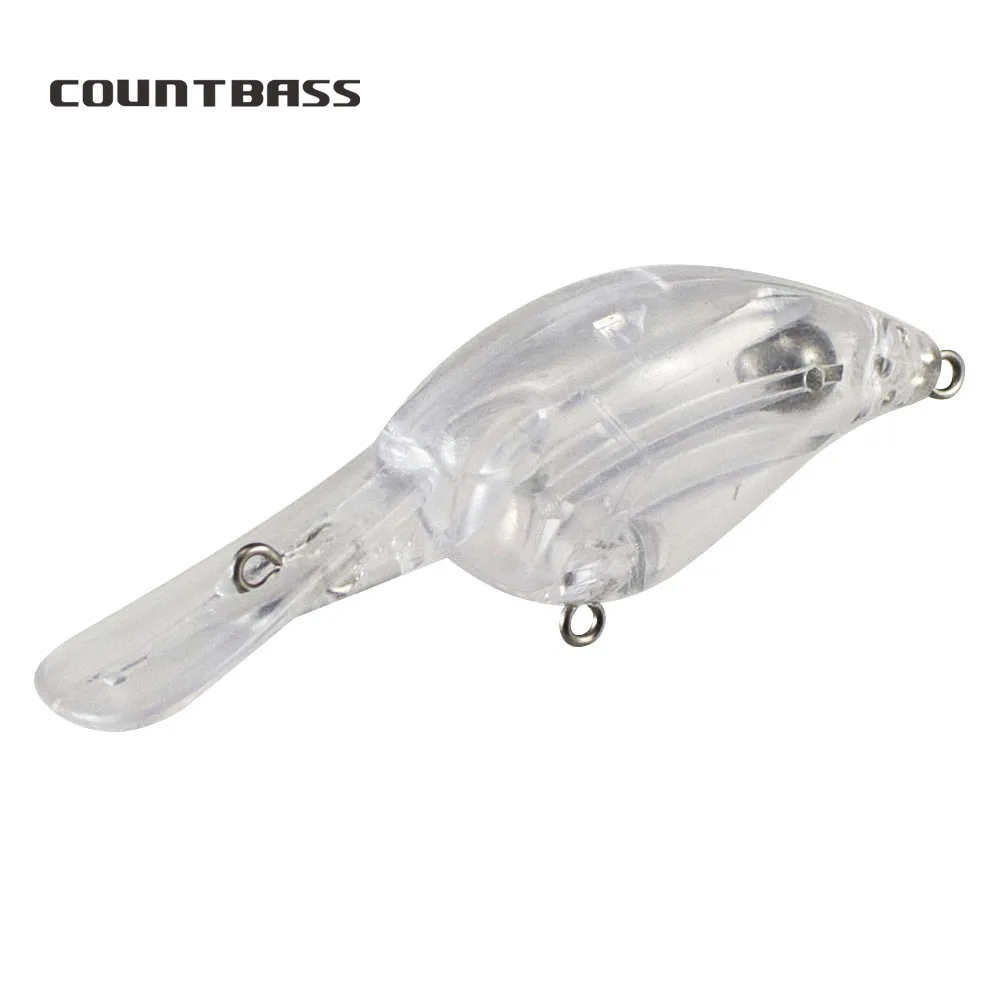 Countbass-señuelo duro en blanco, 10 Uds., 38mm/1,5 ", 4,5g/0,16oz, CrankBaits flotantes, cebos duros en blanco, cebo de pesca sin pintar, Wobblers