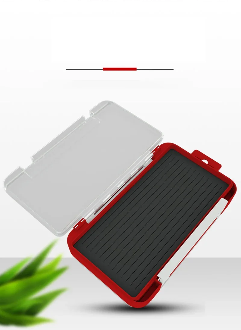 OUTKIT-cajas de aparejos de pesca de doble cara, señuelo de pesca, caja con cabezal de anzuelo, organizador, caja de almacenamiento de aparejos de cebo de pesca para cuchillas Spinner - imagen 5