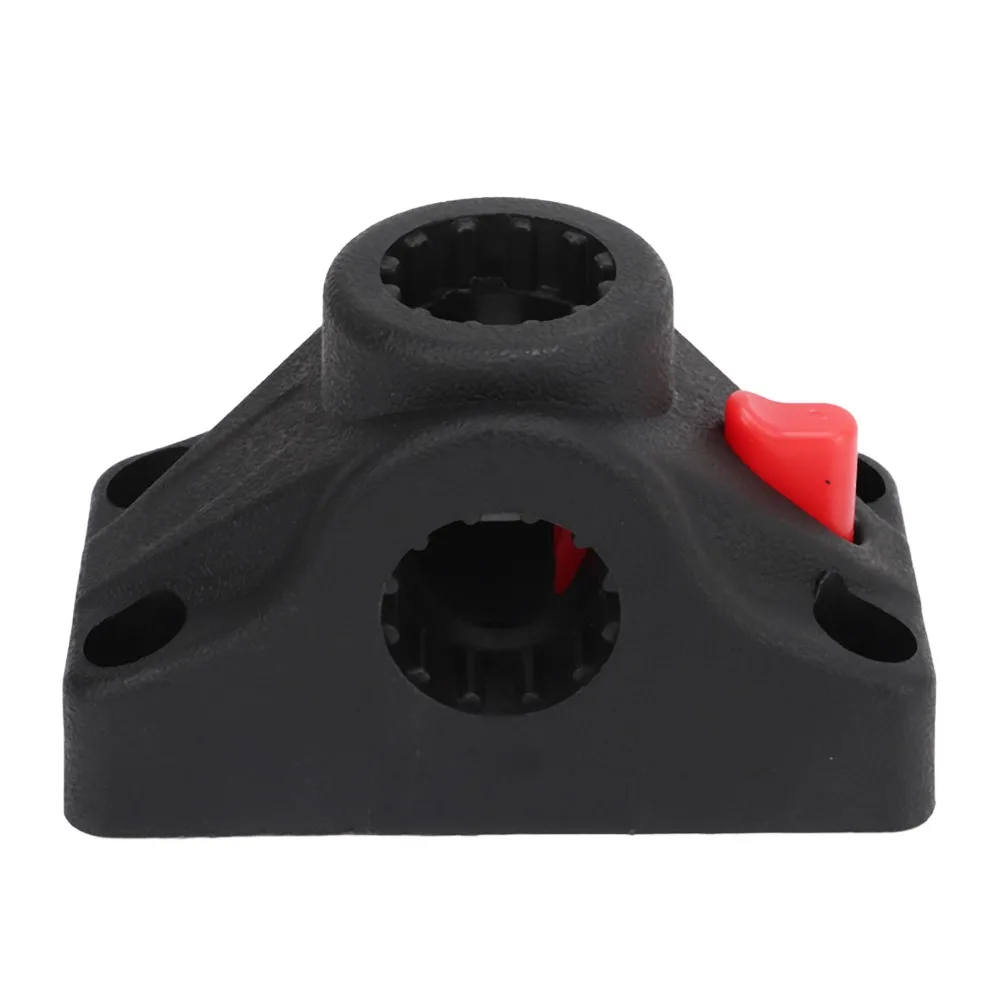 Soporte genérico para buscador de peces giratorio de 360 grados, Base extraíble, Color negro, montaje electrónico marino, montaje electrónico para barco, uso en barco