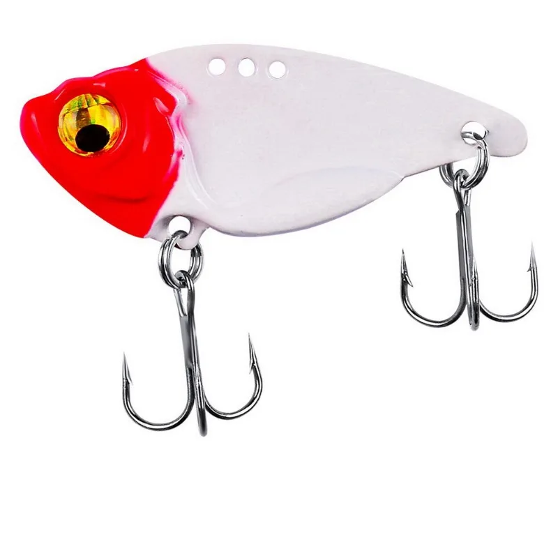 Señuelos de pesca Minnow con anzuelo triple, cebo de Metal, señuelo duro que se hunde, cuchara de aparejos de pesca de carpa Wobblers para Lucio, 10g - imagen 2